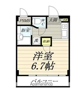 J K MANSION Ⅰ【105号室】の間取り