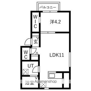 スクエア港北【3階】の間取り