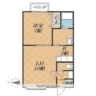 FREAⅡ【1階】の間取り