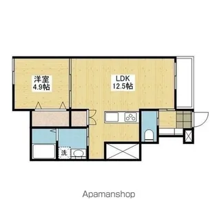 BEEK’S北斎院【106.号室】の間取り