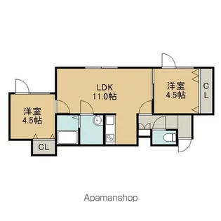 T.7【1階】の間取り