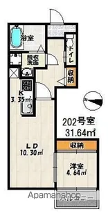 バーンメアオ パトナム【2階】の間取り