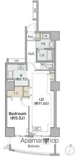 コラム神泉【2階】の間取り