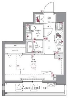 ユリカロゼAZ亀戸Ⅱ【3階】の間取り