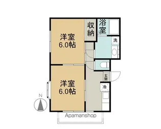 恵ハイツ【1階】の間取り