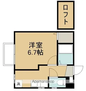 ステーブルSS【201号室】の間取り