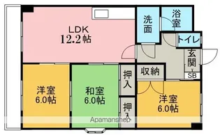 ナガタビル【5階】の間取り