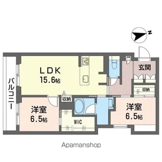 ソフィーガーデン【201号室】の間取り