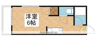 コーポしぶや【1階】の間取り