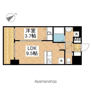 プレサンス上前津ディアシス【15階】の間取り
