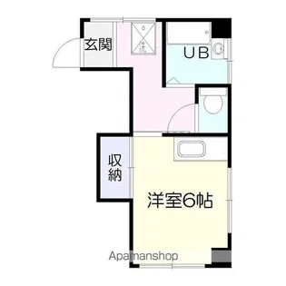 第2濵田ビル【3階】の間取り