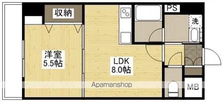 セリオンパレス【8階】の間取り
