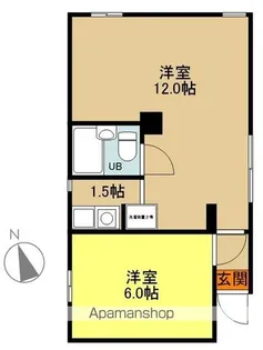クリネットビル小名浜【202号室】の間取り