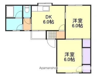 コンフォートエフ【2階】の間取り
