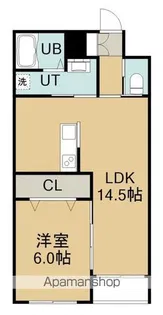NEW PIAZZA西桔梗【5階】の間取り