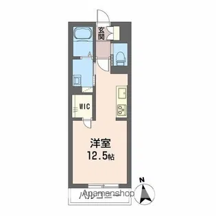 シャーメゾン北藤原【202号室】の間取り