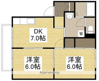 プレジールSANYO C棟【1階】の間取り