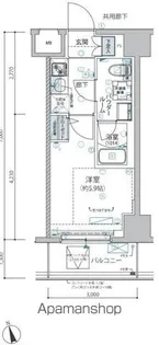 ヴァローレ松戸フィーロ【8階】の間取り