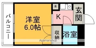 ドミトリー八橋【3階】の間取り