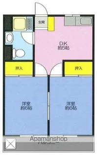 幸栄ハイム【3階】の間取り