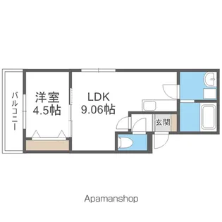 エフビル14【4階】の間取り