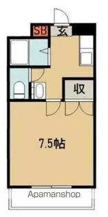 ビューテラス【2階】の間取り