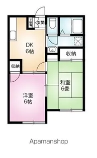 スイマンシェール【102号室】の間取り