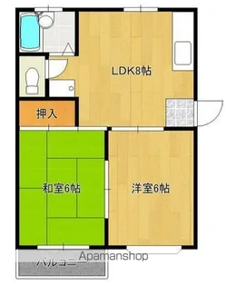スイートパレス北柏【2階】の間取り