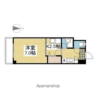 第2マンションふじ【105.号室】の間取り