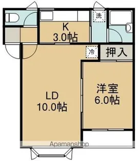 メゾン・ド・グレース【203号室】の間取り