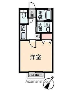 ノースフラッグ【2階】の間取り