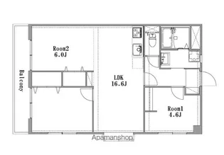 第15上野ビル【5階】の間取り