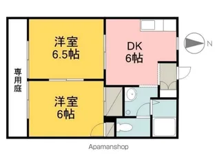 フレグランス西垣生 B棟【B101号室】の間取り