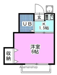 サンライズ湊【1階】の間取り