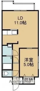 メゾンパティオリーブル美原【7階】の間取り