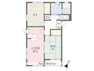 ALIVIO C【201号室】の間取り