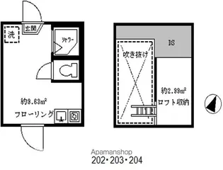 フェリスブロッサム【2階】の間取り