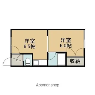 CASAブルーノ有明【104号室】の間取り
