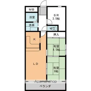 メゾン太平洋【3階】の間取り