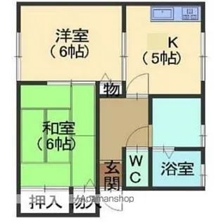 フェルマ【102号室】の間取り