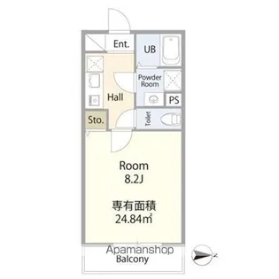 エテルノヴァローレ西千葉【1階】の間取り