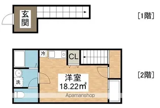 リック城南【2階】の間取り