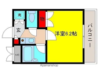 パストラルマンションMⅢ【206号室】の間取り