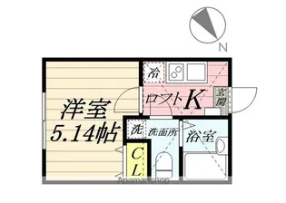 PRUNUS保土ヶ谷Ⅲ【2階】の間取り