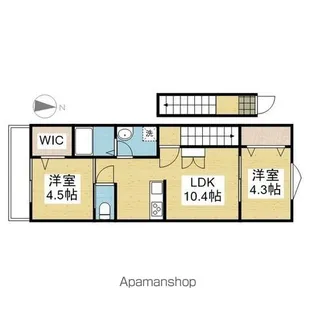 EARTH SYOENJI【202.号室】の間取り