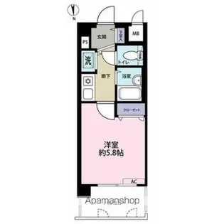 ライオンズステーションプラザ西鹿児島【3階】の間取り