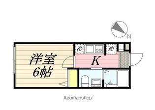 クエスト稲毛【103号室】の間取り