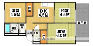 メロディーハウス樫山【1階】の間取り