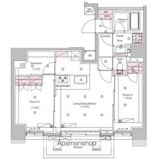 SYFORME ITABASHI Ⅲ【12階】の間取り