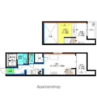 RadIAnce名城公園 N棟【102号室】の間取り